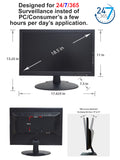 101AV [MT-G4K185] 18.5" Security Monitor, Accept downscaled Ultra HD 4K/8MP 3840x2160 Image on HDMI,VGA & BNC Input/ BNC Output Build in Speaker Audio Video Display VESA Compatible for CCTV DVR Home Office Surveillance 24/7