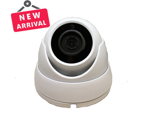 2MP 4in1 TVI/AHD/CVI/CVBS 2.8mm Fixed Lens Surveillance Dome Camera DWDR OSD menu Indoor Outdoor for CCTV DVR Home Office Surveillance Security (White) - 101AVInc.