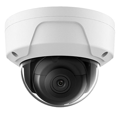 Full HD 4MP True WDR 2.8mm Fixed Lens IP Dome Camera, Exterior (White) - 101AVInc.