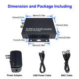[HDBH-102] 4K BNC to FHD HDMI Converter Convert HD TVI/ CVI/ AHD Analog video signal to HDMI