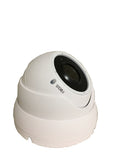 5 Megapixel 4in1 TVI/AHD/CVI/CVBS(960H) 2.8-12mm Lens Security Surveillance Dome Camera DWDR IR Cut OSD menu for Indoor Outdoor CCTV Home Office (White) - 101AVInc.